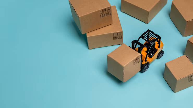 Autonomes Lager mit Fördertechnik